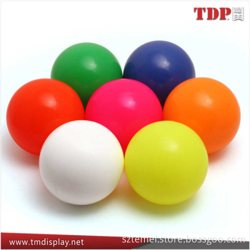 Wholesale Colorful 3 inches Solid Clear Lucite Sphere for Decoration